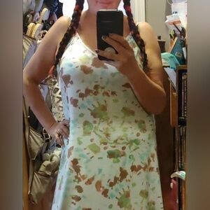 NWOT Tye dye Print. Spaghetti Straps. Summer dress. Size 14